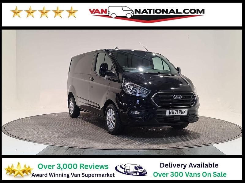 Used Ford Transit Custom Limited 130 HP (95 kW) 2021 Black Van