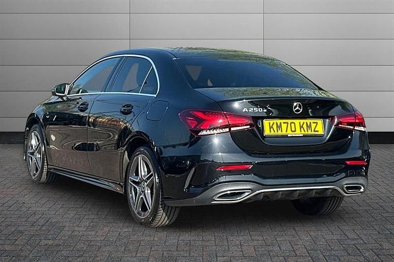 Used Mercedes A250 AMG line 218 HP (160 kW) 2020 Black Sedan