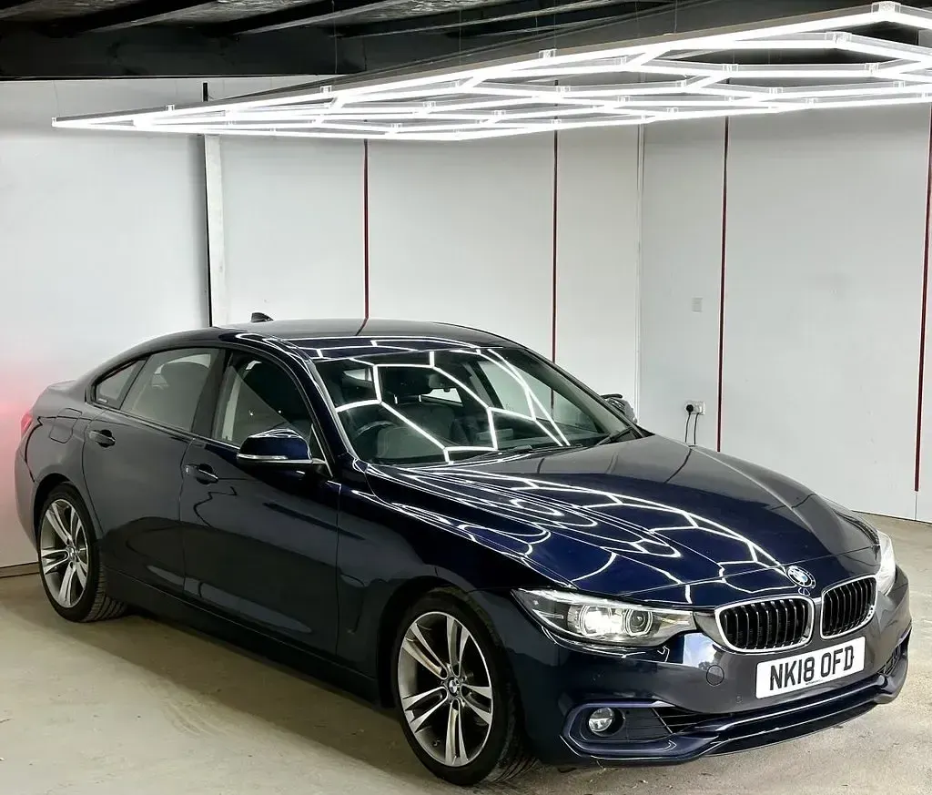 Used BMW 420 Coupé Sport Line 184 HP (135 kW) 2018 Blue Coupe