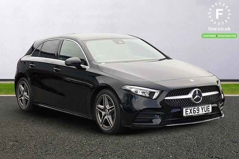 Black Used 2019 Mercedes A180 AMG line Hatchback | £15,599 (Fair price) - Image 1/4