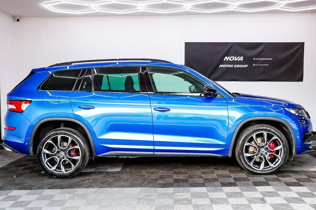 Used Skoda Kodiaq vRS 239 HP (175 kW) 2019 Blue SUV