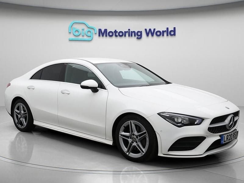 White Used 2020 Mercedes CLA200 AMG line Coupe | £15,725 (Fair price) - Image 1/4