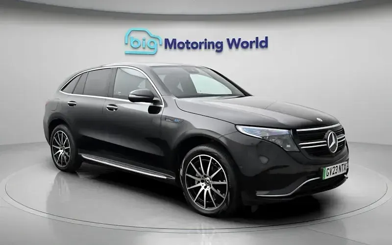 Used Mercedes EQC400 AMG line 300 kW (408 HP) 2022 Black SUV