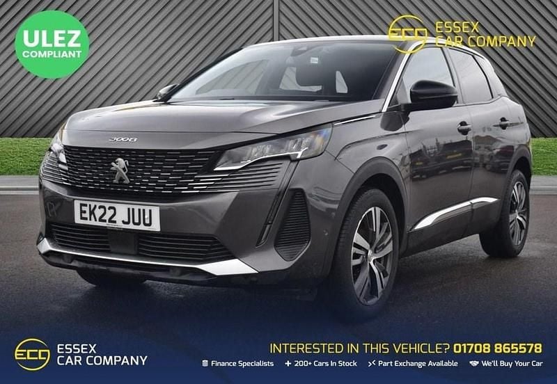 Grey Used 2022 Peugeot 3008 Allure SUV | £13,895 (Fair price) - Image 1/4