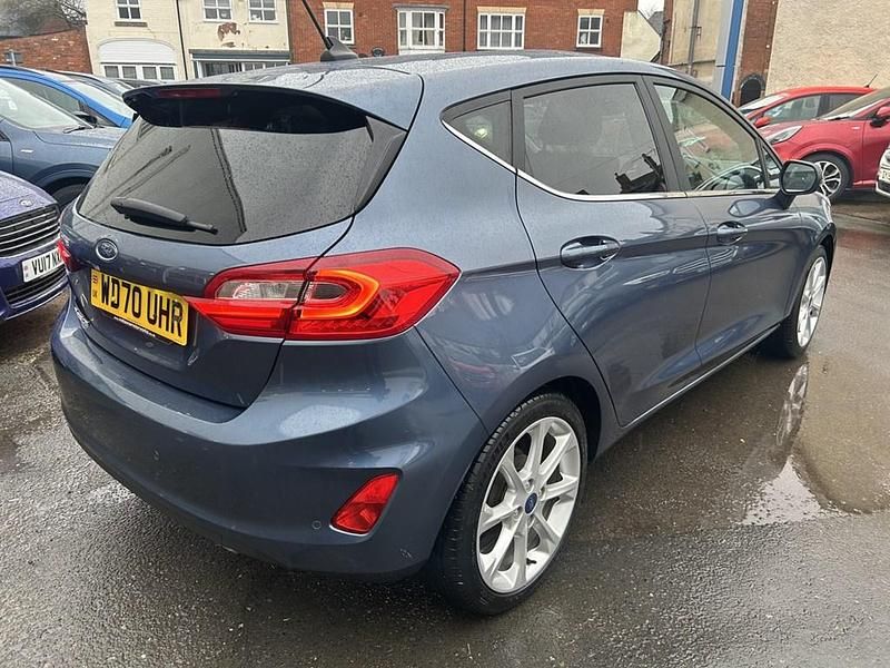 Used Ford Fiesta Titanium X 125 HP (91 kW) 2021 Blue Hatchback