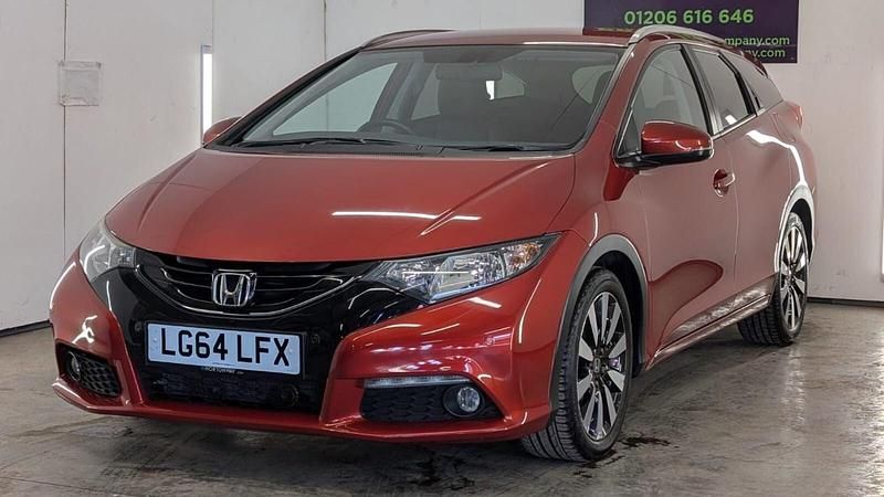 Begagnad Honda Civic SR 2014 Röd Kombi