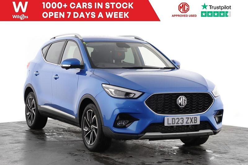 Used MG ZS Exclusive 111 HP (81 kW) 2023 Blue SUV