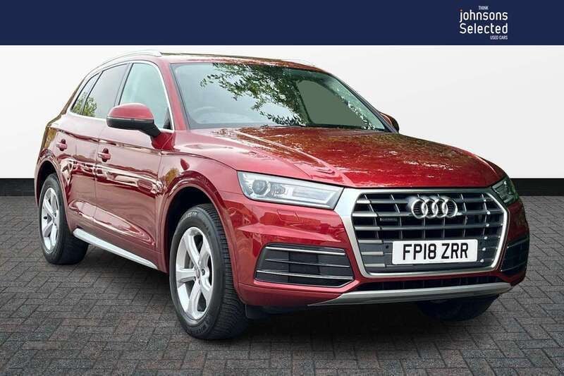 Red Used 2018 Audi Q5 Sport SUV | £18,990 (Good price) - Image 1/4