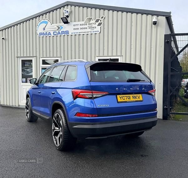 Used Skoda Kodiaq SE L Executive 150 HP (110 kW) 2022 Blue SUV