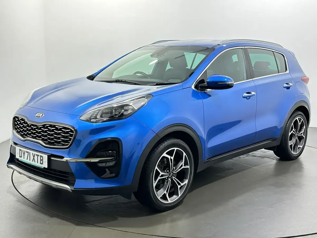 Used Kia Sportage GT-Line 136 HP (100 kW) 2021 Blue SUV