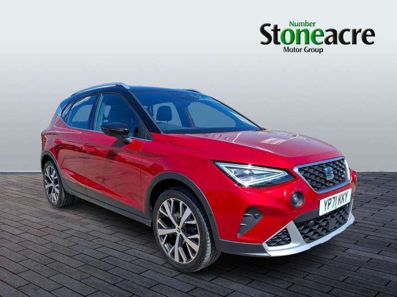 Red Used 2021 Seat Arona Xperience Lux SUV | £16,495 (Fair price) - Image 1/4