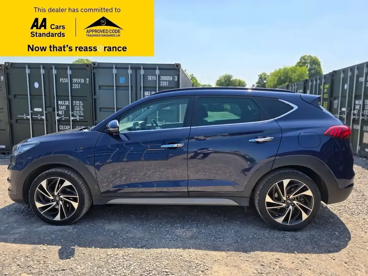 Used Hyundai Tucson Premium SE 136 HP (100 kW) 2019 Blue SUV