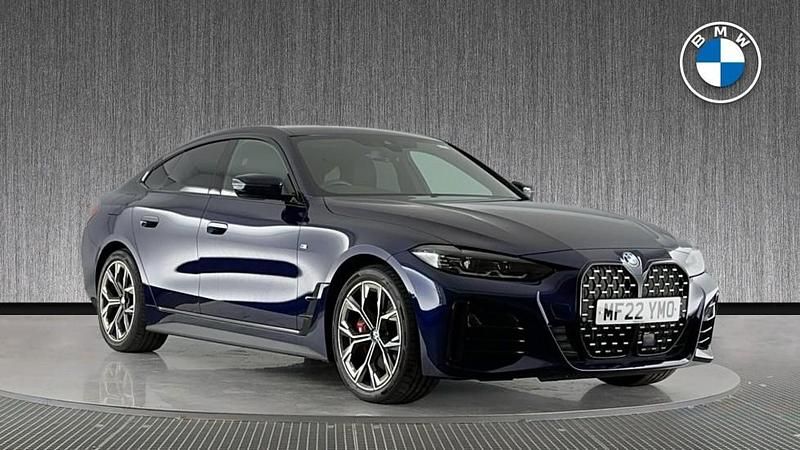 Blue Used 2022 BMW 420 Gran Coupé M Sport Coupe | £31,183 (Fair price) - Image 1/4