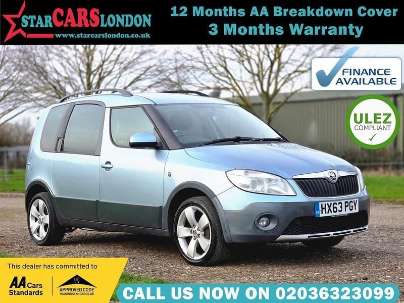 Used Skoda Roomster 105 HP (77 kW) 2013 Blue MPV