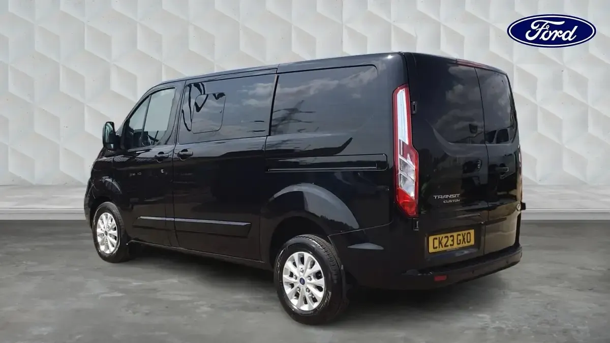 Used Ford Transit Custom Limited 170 HP (125 kW) 2023 Black Van