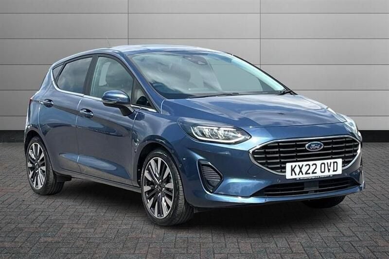Chrome blue Used 2022 Ford Fiesta Titanium Hatchback | £17,750 (A bit pricey) - Image 1/2