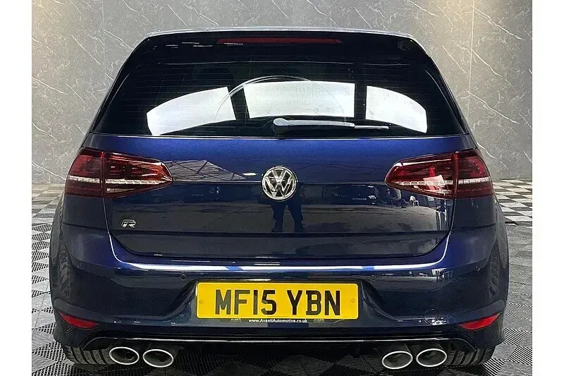 Used VW Golf VII R 2015 Blue Hatchback