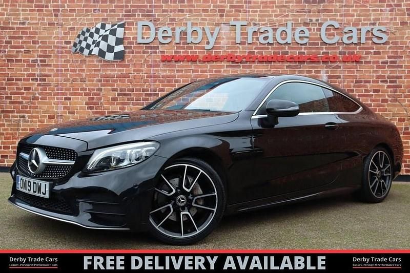 Black Used 2019 Mercedes C200 AMG line Coupe | £17,990 (Fair price) - Image 1/4