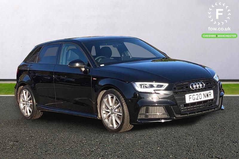 Black Used 2020 Audi A3 Black Edition Hatchback | £16,599 (Fair price) - Image 1/4