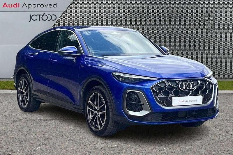 Blue Used 2025 Audi Q5 Sportback S-Line SUV | £48,211 - Image 1/4