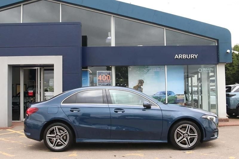 Blue Used 2020 Mercedes A250 AMG line Sedan | £16,146 (Good price) - Image 1/4