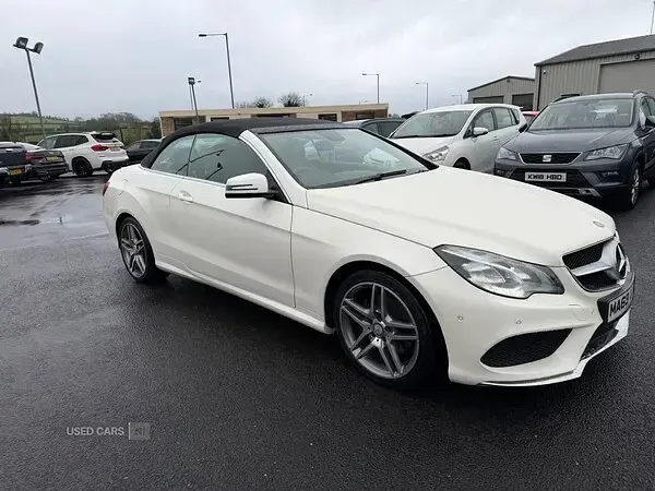 Used Mercedes E250 AMG 2013 White Cabriolet