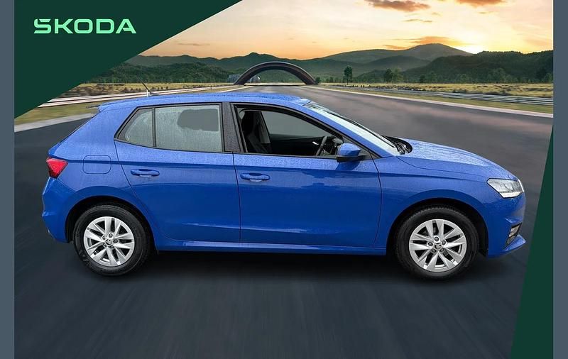 Used Skoda Fabia Comfort 94 HP (69 kW) 2022 Blue Hatchback