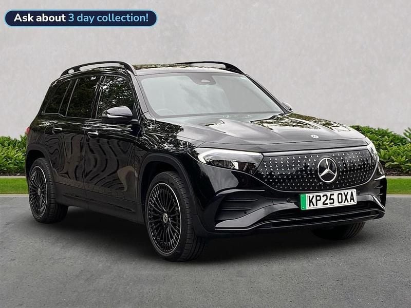 Black Used 2025 Mercedes EQB250+ AMG line SUV | £41,999 (Good price) - Image 1/4