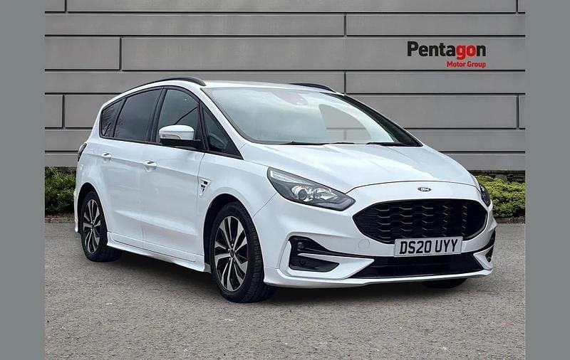 Begagnad Ford S-MAX ST-Line 187 HK (137 kW) 2020 Vit Minibuss