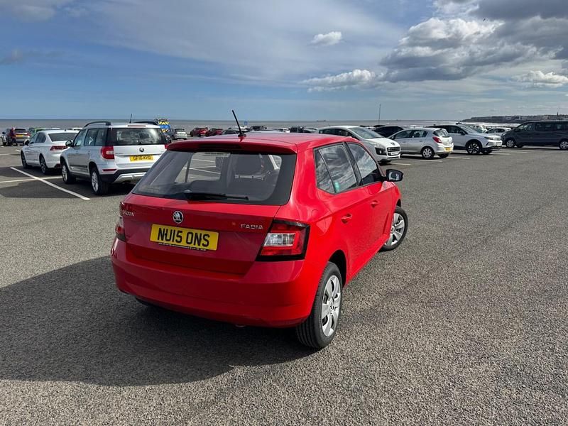 Used Skoda Fabia 2015 Red Hatchback