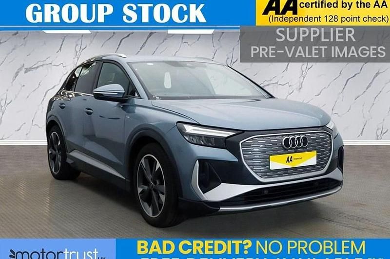 Used Audi Q4 e-tron S-Line 125 kW (170 HP) 2023 Blue SUV