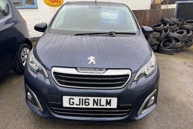 Blue Used 2016 Peugeot 108 Allure Hatchback | £5,195 (Fair price) - Image 1/1