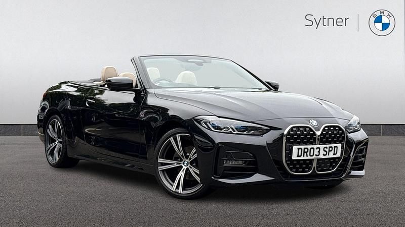 Black Used 2021 BMW 420 M Sport Cabriolet | £31,000 (Expensive) - Image 1/4