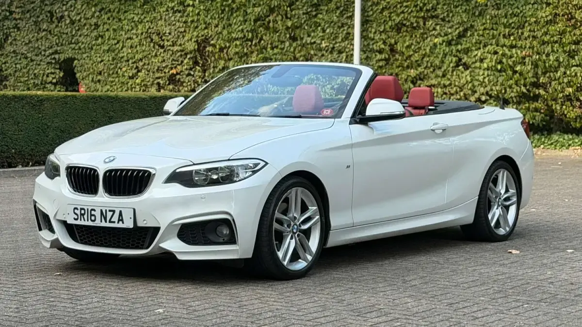 Used BMW 220 M Sport 190 HP (139 kW) 2016 White Cabriolet