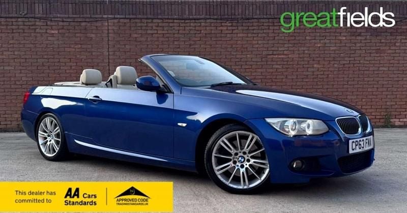 Blue Used 2013 BMW 325 Cabriolet M Sport Cabriolet | £6,495 (Good price) - Image 1/4