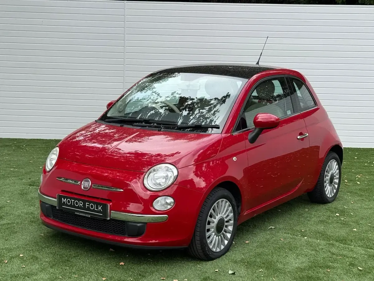 Used Fiat 500 Lounge 69 HP (50 kW) 2012 Red Hatchback