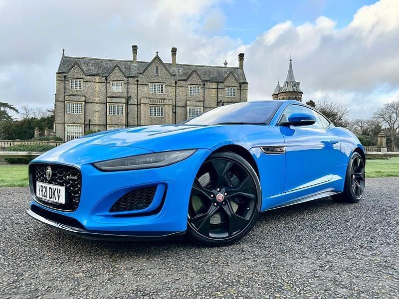 Used Jaguar F-Type Supercharged 450 HP (330 kW) 2021 Blue Coupe