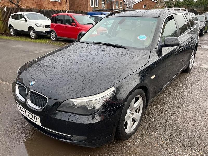 Used BMW 520 Exclusive 177 HP (130 kW) 2008 Black Estate
