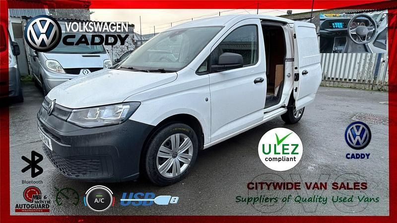 Used VW Caddy 102 HP (75 kW) 2021 White MPV