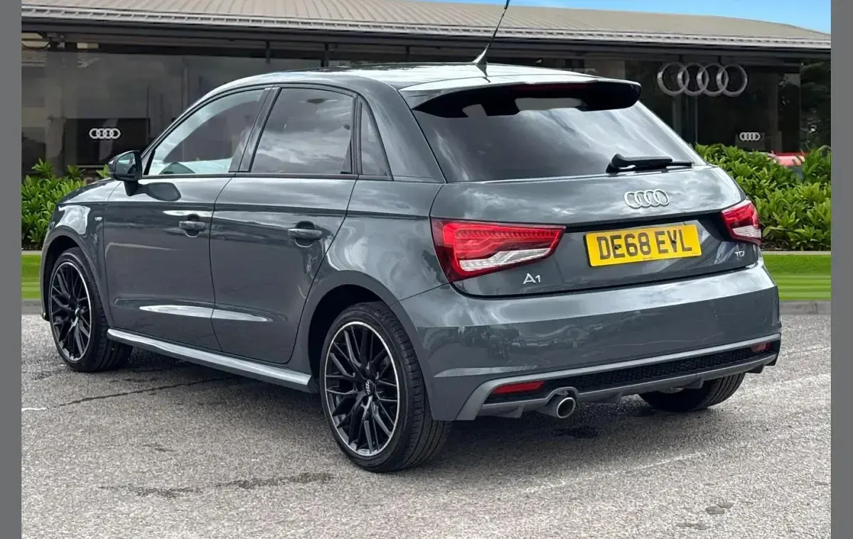 Used Audi A1 S-Line 116 HP (85 kW) 2018 Grey Hatchback
