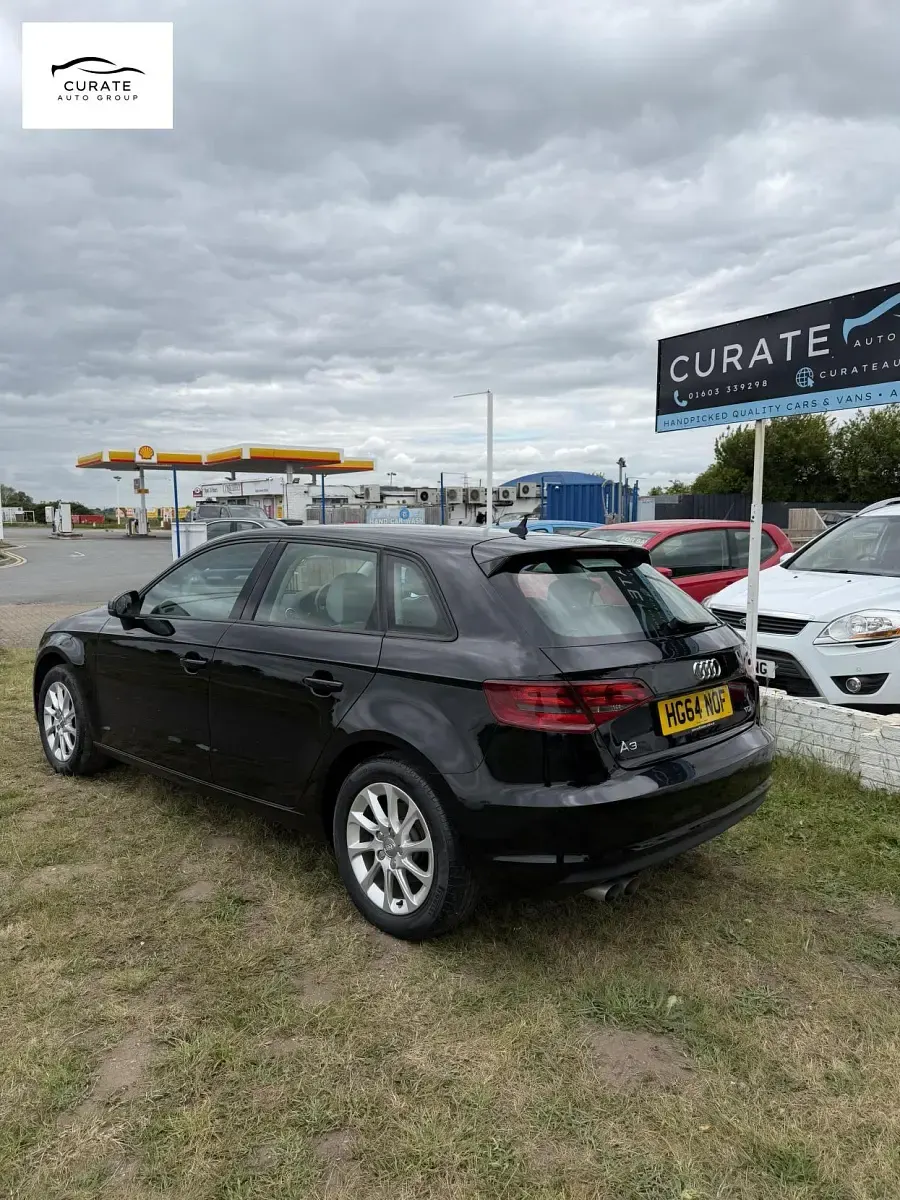 Begagnad Audi A3 Sportback Sport 150 HK (110 kW) 2015 Svart Halvkombi