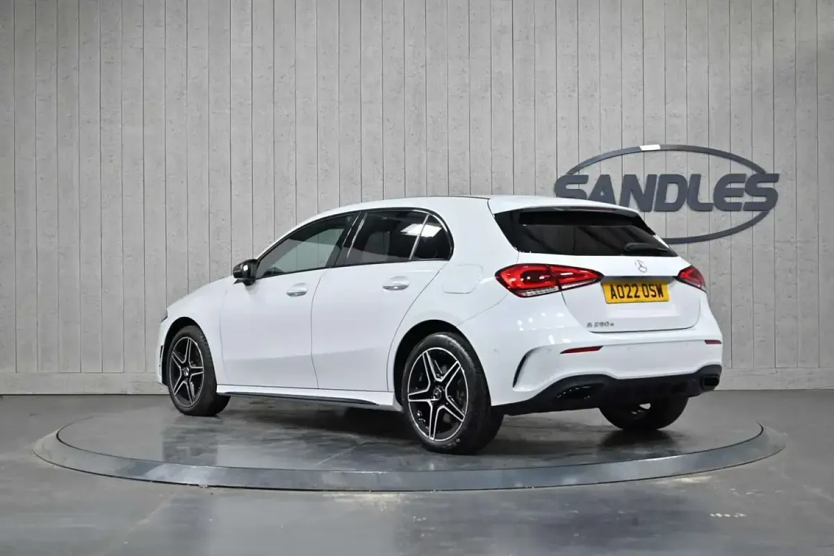 Used Mercedes A250 Executive 218 HP (160 kW) 2022 White Hatchback