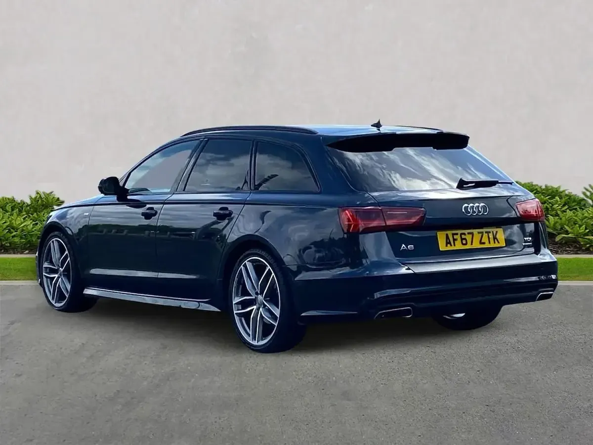 Used Audi A6 Black Edition 190 HP (139 kW) 2017 Blue Estate
