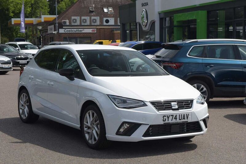 White New 2024 Seat Ibiza FR Hatchback | £18,796 (Fair price) - Image 1/4