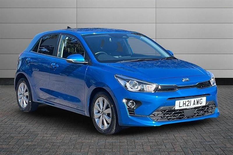 Blue Used 2021 Kia Rio 2 Hatchback | £11,295 (Fair price) - Image 1/4