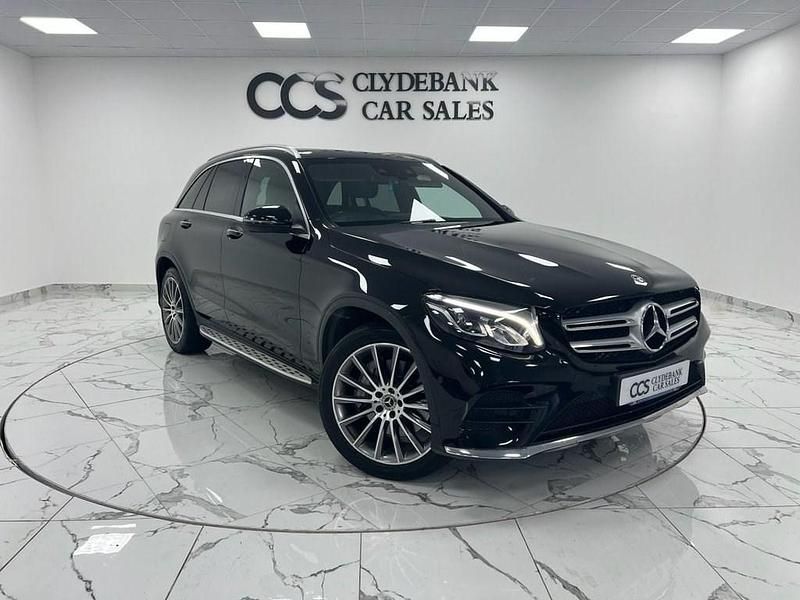 Black Used 2019 Mercedes GLC250 AMG line SUV | £19,995 (Fair price) - Image 1/4