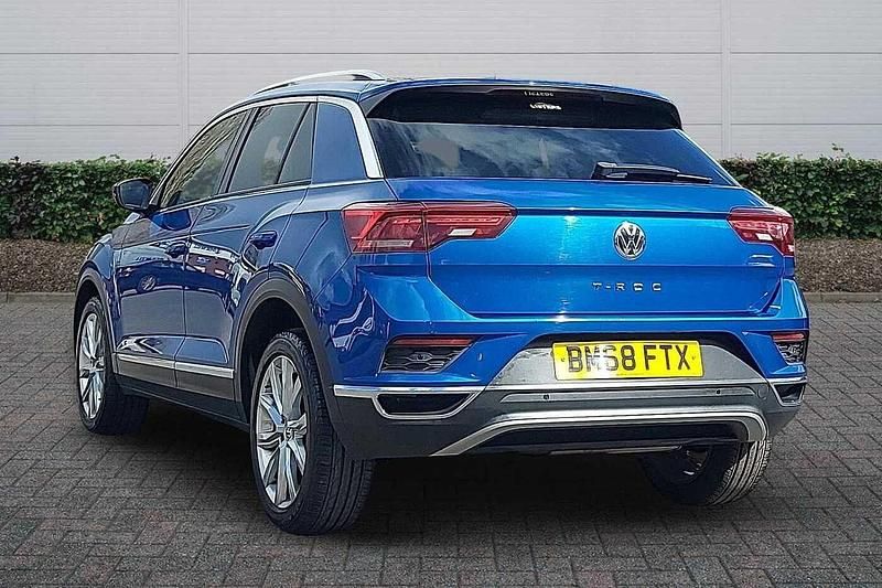 Used VW T-Roc SEL 115 HP (84 kW) 2019 Blue SUV