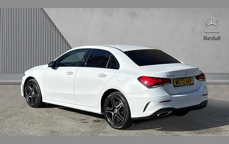 Used Mercedes A250 AMG Line Premium 214 HP (157 kW) 2022 White Sedan