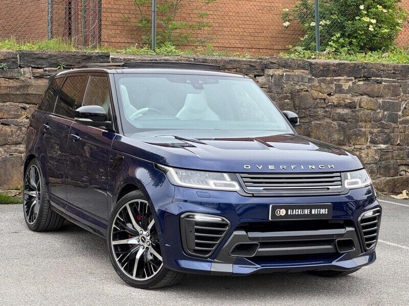 Blue Used 2018 Land Rover Range Rover Sport SVR SUV | £39,995 (Fair price) - Image 1/4