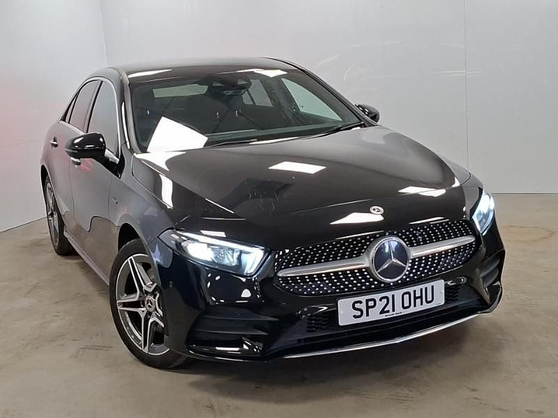 Used Mercedes A250 AMG Line Premium 218 HP (160 kW) 2021 Black Sedan